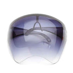 Clear Anti-Spray Protective Face Shield Safety Glasses