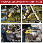Corded Chainsaw UK: 2500W 40cm Bar For Garden Clearance - soilcommander