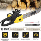 Corded Chainsaw UK: 2500W 40cm Bar For Garden Clearance - soilcommander