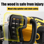 Corded Chainsaw UK: 2500W 40cm Bar For Garden Clearance - soilcommander