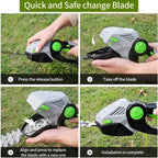 Cordless 2 - in - 1 Hedge Trimmer & Grass Shears Kit with dual Batteries - soilcommander