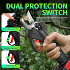 Cordless Electric Tree Pruning Shears With 2PCS 2Ah Lithium Battery - soilcommander