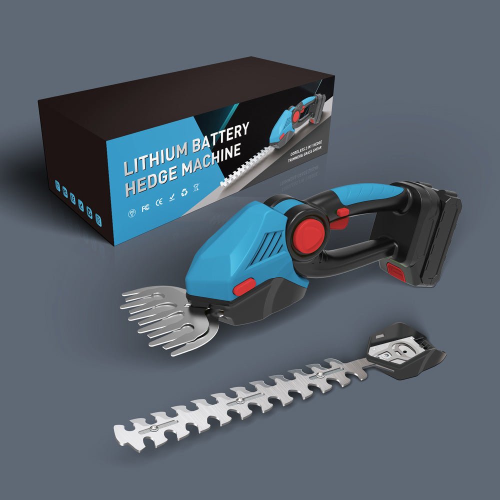 Cordless Handheld Electric Hedge Trimmer Kit - soilcommander