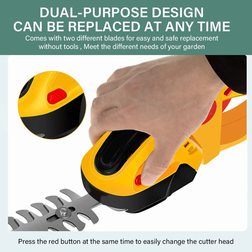Cordless Hedge Trimmer & Grass Shear 21V Kit - soilcommander