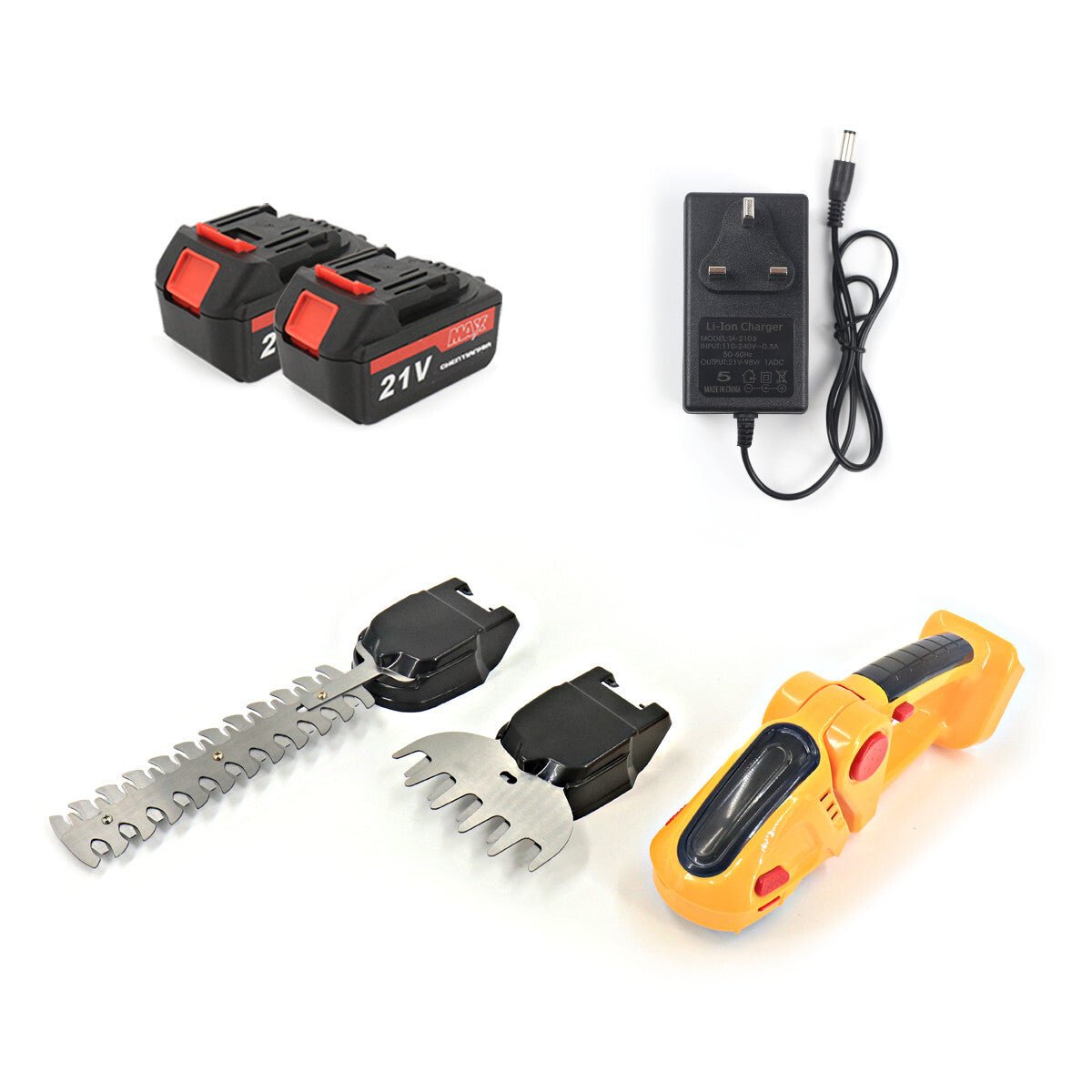 Cordless Hedge Trimmer & Grass Shear 21V Kit - soilcommander