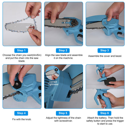 Mini 4-inch And 6-inch Chain Saws Will Not Be Shipped On Weekends