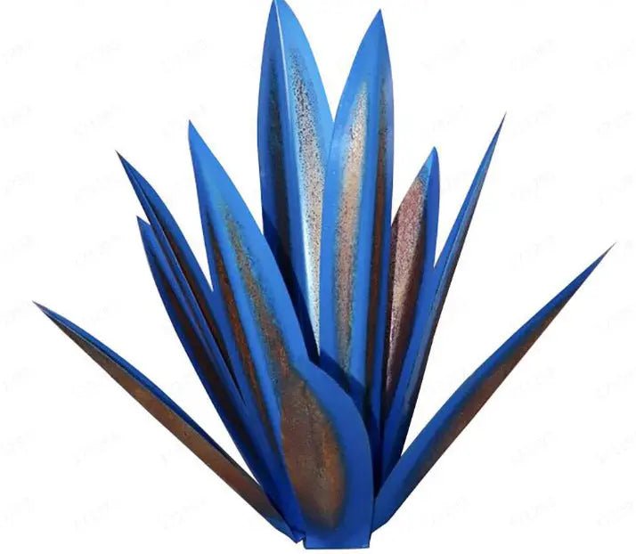 DIY Metal Art 9 Leaves Tequila Rustic Sculpture Rust Garden Yard Art Statues Craft Home Decor Signs Decoration - soilcommander