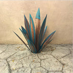 DIY Metal Art 9 Leaves Tequila Rustic Sculpture Rust Garden Yard Art Statues Craft Home Decor Signs Decoration - soilcommander