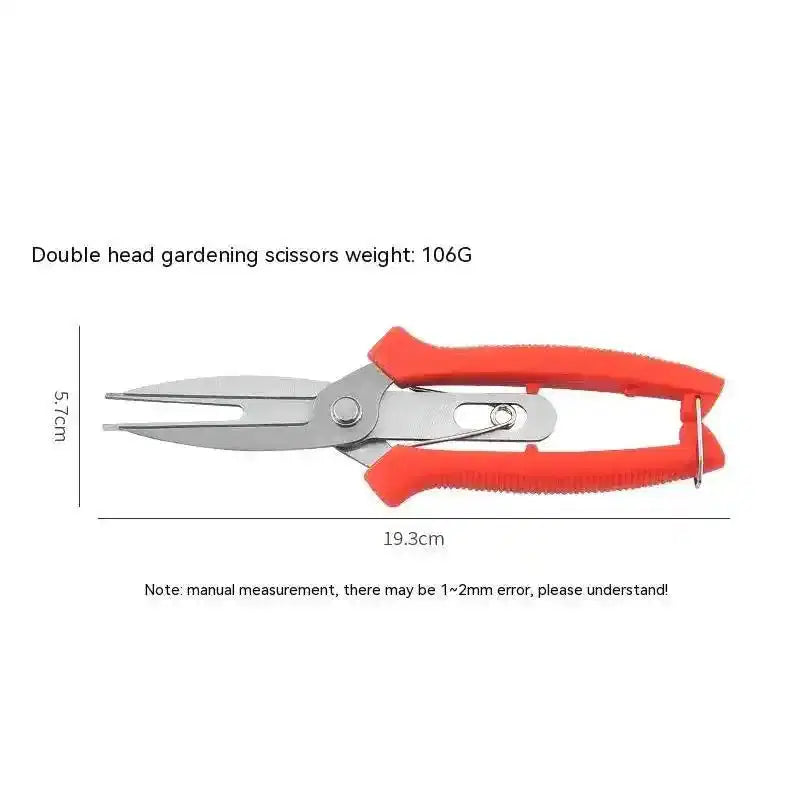 Double Head Stainless Steel Garden Harvesting Scissors - soilcommander
