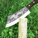 Dragon Forged Steel Machete Sickle & Brush Cutter - soilcommander