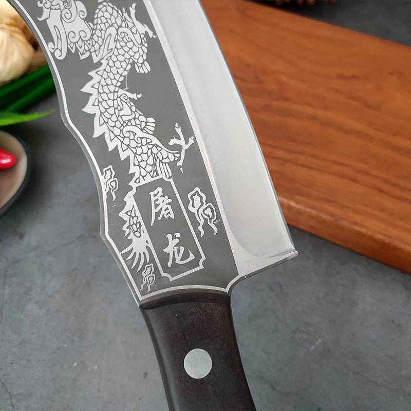 Dragon Forged Steel Machete Sickle & Brush Cutter - soilcommander