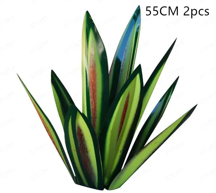 DIY Metal Art 9 Leaves Tequila Rustic Sculpture Rust Garden Yard Art Statues Craft Home Decor Signs Decoration 1