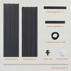 Galvanized Raised Large Garden Bed Planter Kit For Vegetables, Fruits, And Herbs