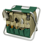 Ergonomic Folding Gardening Stool with Tote Bag - soilcommander