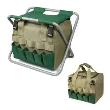 Ergonomic Folding Gardening Stool with Tote Bag - soilcommander
