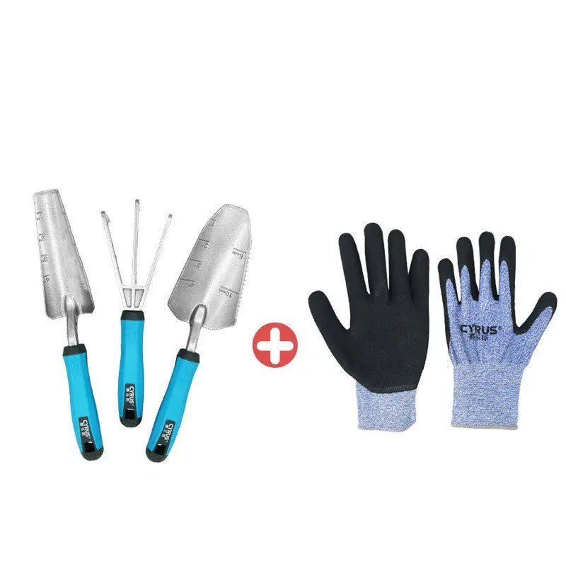 Essential 3 - piece Small Garden Spade Tool Set - soilcommander