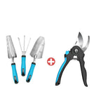 Essential 3 - piece Small Garden Spade Tool Set - soilcommander