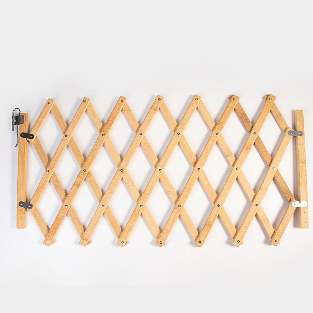 Expandable Wooden Dog Gate and Safety Fence - soilcommander