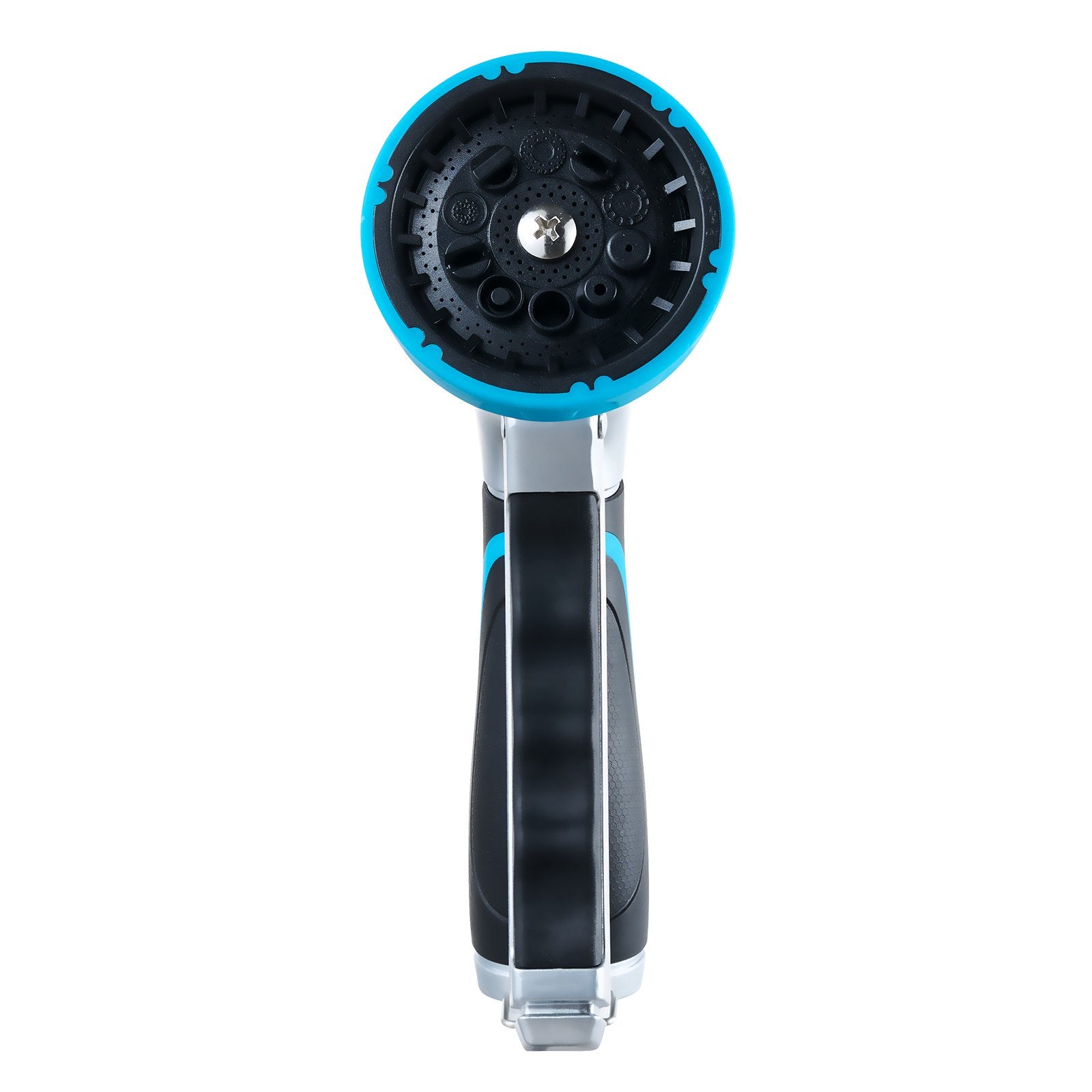 Heavy-Duty Adjustable 10-Spray Patterns Garden Hose Nozzle