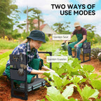 Heavy Duty Foldable Garden Kneeler and Seat