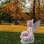Flower Fairy European - style Creative Home Garden Villa Decoration Handicraft Resin Statue Ornaments - soilcommander