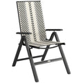 Folding Rattan Reclining Garden Chair - soilcommander
