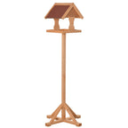 Freestanding Wooden Bird Table | Weatherproof UK Garden Feeder - soilcommander