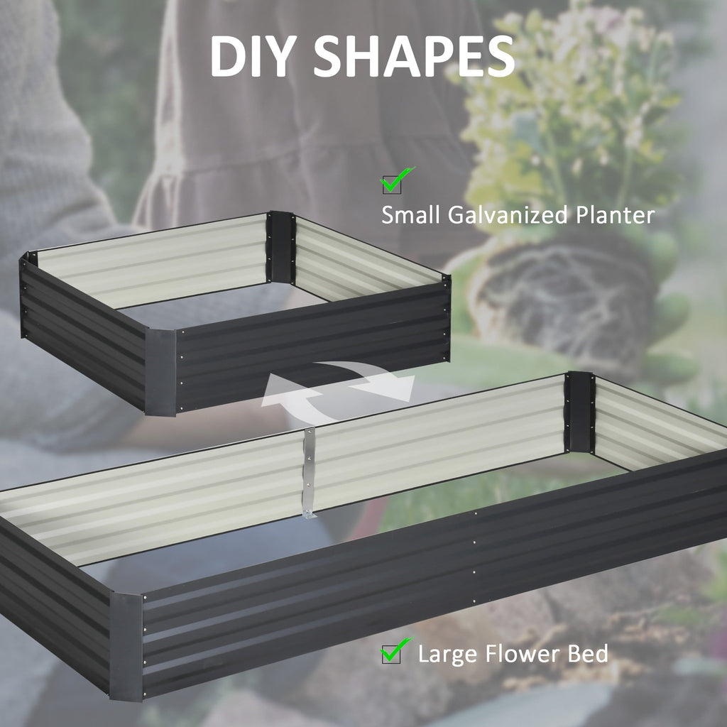 Galvanized Steel Raised Garden Bed – Rust - Proof Planter Box - soilcommander