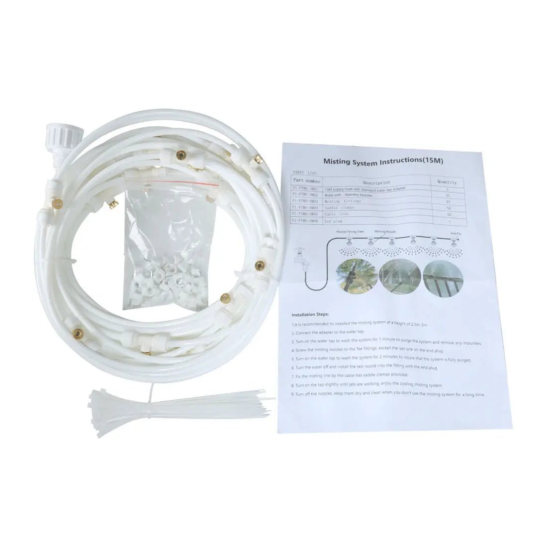 Garden Cooling Atomization Cooling System Set - soilcommander