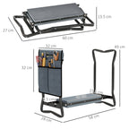 Garden Kneeler Seat with Tool Bag | SoilCommander - soilcommander