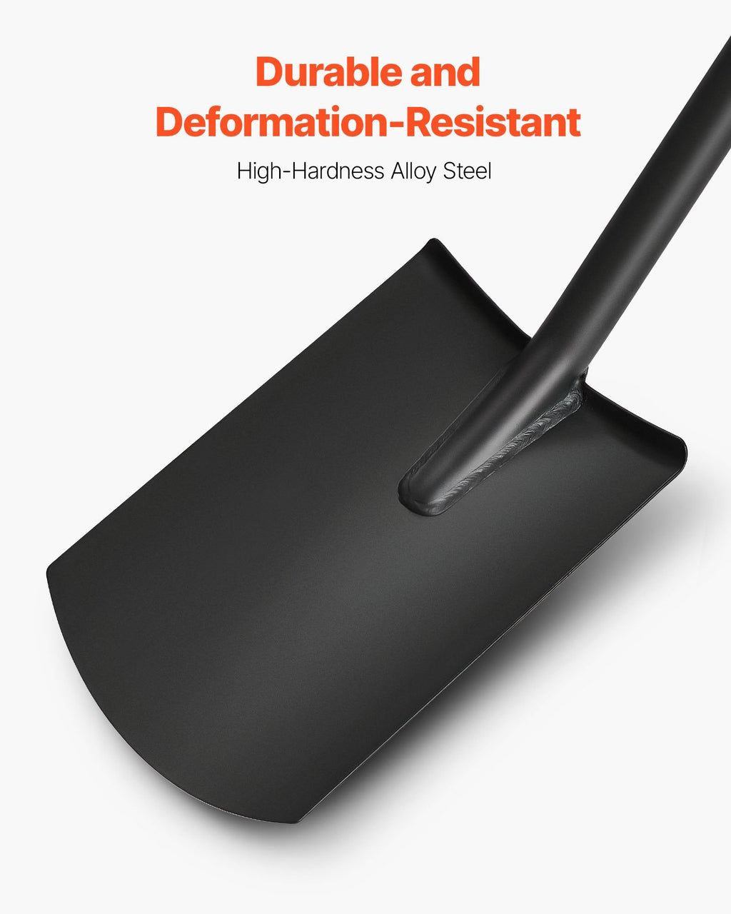 Garden Spade with D - Grip: Heavy - Duty Square Blade for UK Allotments - soilcommander