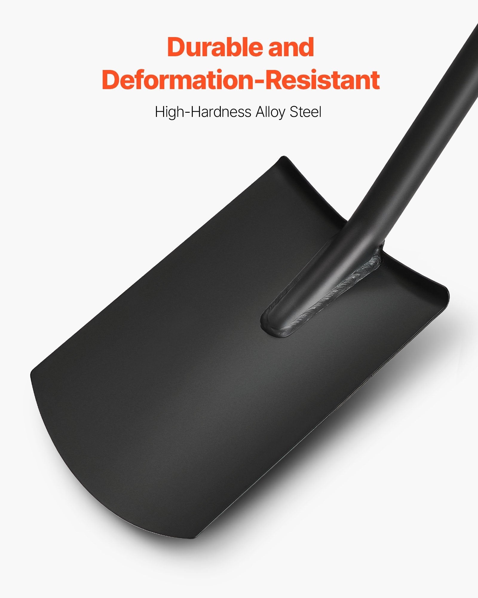 Garden Spade with D - Grip: Heavy - Duty Square Blade for UK Allotments - soilcommander