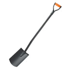 Garden Spade with D - Grip: Heavy - Duty Square Blade for UK Allotments - soilcommander