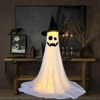 Halloween Decor Spooky Ghost Yard Stake With Stake Weatherproof Porch Garden Decorations For Front Yard Haunted House Props - soilcommander