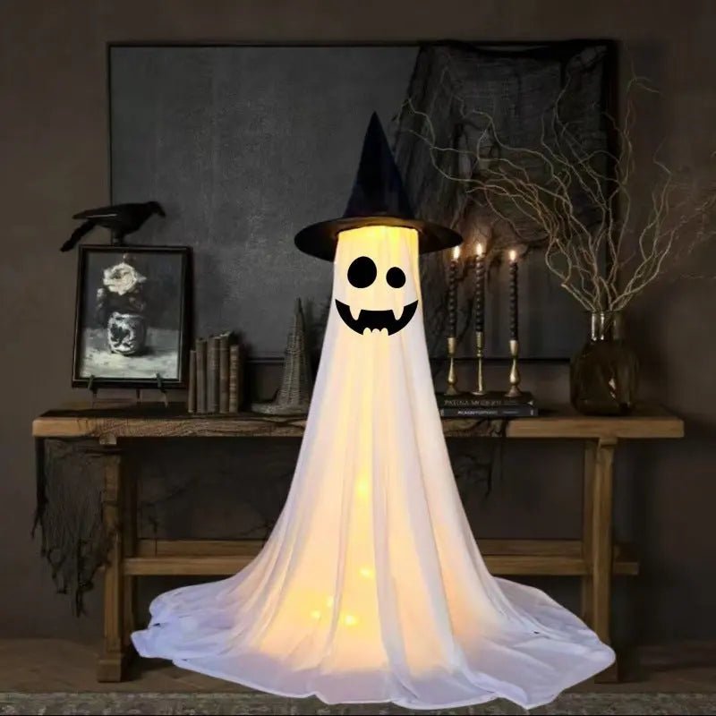 Halloween Decor Spooky Ghost Yard Stake With Stake Weatherproof Porch Garden Decorations For Front Yard Haunted House Props - soilcommander