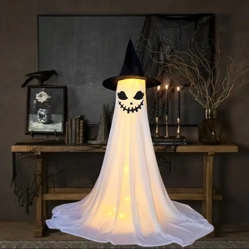 Halloween Decor Spooky Ghost Yard Stake With Stake Weatherproof Porch Garden Decorations For Front Yard Haunted House Props - soilcommander