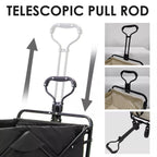 Heavy - Duty Foldable Garden Wagon & Outdoor Camping Trolley - soilcommander
