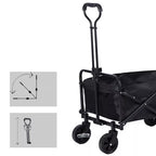 Heavy - Duty Foldable Garden Wagon & Outdoor Camping Trolley - soilcommander
