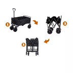 Heavy - Duty Foldable Garden Wagon & Outdoor Camping Trolley - soilcommander