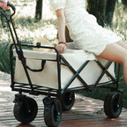 Heavy - Duty Foldable Garden Wagon & Outdoor Camping Trolley - soilcommander