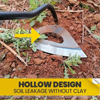 Heavy - Duty Manganese Steel Hollow Arc Trapezoidal Hoe - soilcommander