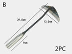 Heavy - Duty Manganese Steel Hollow Arc Trapezoidal Hoe - soilcommander