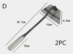 Heavy - Duty Manganese Steel Hollow Arc Trapezoidal Hoe - soilcommander