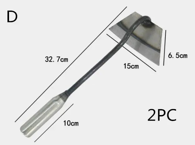 Heavy - Duty Manganese Steel Hollow Arc Trapezoidal Hoe - soilcommander