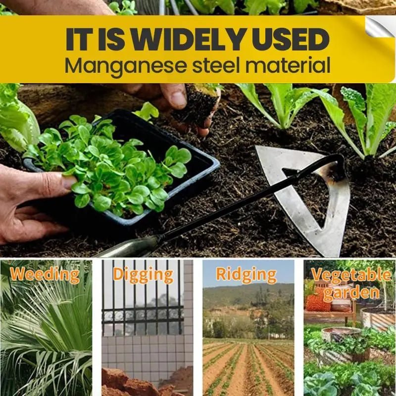 Heavy - Duty Manganese Steel Hollow Arc Trapezoidal Hoe - soilcommander