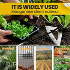 Heavy - Duty Manganese Steel Hollow Arc Trapezoidal Hoe - soilcommander