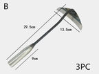 Heavy - Duty Manganese Steel Hollow Arc Trapezoidal Hoe - soilcommander