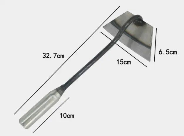 Heavy - Duty Manganese Steel Hollow Arc Trapezoidal Hoe - soilcommander