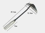 Heavy - Duty Manganese Steel Hollow Arc Trapezoidal Hoe - soilcommander