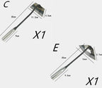 Heavy - Duty Manganese Steel Hollow Arc Trapezoidal Hoe - soilcommander